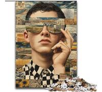 Puzzles Art Human 1000 pièces pour Adultes, Cadeaux pour 14 Ans et Plus Entraînez Votre Cerveau et Vos Mains Cadeaux de Noël (50x75cm)