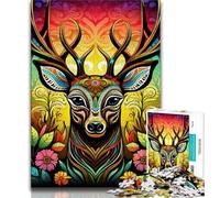Puzzles Art Moose pour Adolescents, Anti-Stress, pour Passer Le Temps à la Maison, avec Affiche et fiche de Questions-réponses Assorties (38x26cm)