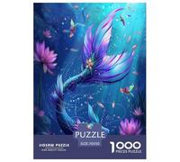 Puzzles Art Poisson Tropical Classique Jouets Défi Divertissement Créatif Animal Marin 1000 Pièces Décoration Murale pour Adultes Jeu Éducatif Challenge Toy 70x50cm/1000pcs