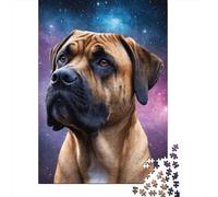Puzzles Art Space Dogs 500 pièces pour Adultes, Puzzles 500 pièces, Jouets à Faire soi-même comme Cadeaux d'anniversaire 500 pièces (52 x 38 cm)