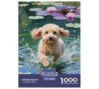 Puzzles Art toilettage de Caniche Classique Jouets Défi Divertissement Créatif Animal 1000 Pièces Décoration Murale pour Adultes Jeu Éducatif Challenge Toy 38x26cm/1000pcs