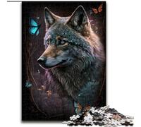 Puzzles Art Wolf pour Adultes et Adolescents, 1000 pièces, adaptés aux Enfants de 14 Ans et Plus Un Plaisir en Famille idéal comme Cadeau pour Toute la Famille (26x38cm)