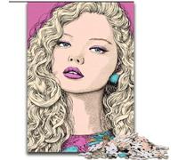 Puzzles artistiques de 1000 pièces représentant Une Belle Femme, pour Adultes, Jeux stimulants, décoration Murale, Cadeaux Uniques pour Anniversaire et Noël 50x75cm