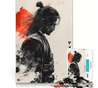 Puzzles artistiques de Guerriers samouraïs pour Adolescents, 1000 pièces, Wise Think Toy, Gentle Leisure, Tight Cut, Liste de souhaits du Père Noël (38x52cm)
