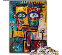 Puzzles artistiques de Style Basquiat pour Adultes et Adolescents, 1000 pièces, activités familiales Amusantes à la Maison, Cadeau d'anniversaire, Cadeaux de Voyage (26x38cm)
