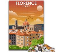 Puzzles artistiques de Voyage à Florence, Italie, pour Adultes, 2000 pièces, Jeux éducatifs, Anti-Stress, Cadeaux du Père Noël Secret pour Les Enfants de 14 Ans et Plus, 2000 pièces (70x100cm)