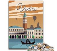 Puzzles artistiques de Voyage à Venise, Italie, 1000 pièces pour Adultes, Jeu Stimulant, idéal comme Cadeau pour Toute la Famille, 2000 pièces (70x100cm)