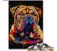 Puzzles artistiques pour Adolescents, 1000 pièces, Motif Chien Shar-Pei Chinois, Jeux en Famille, activités Amusantes à la Maison, Cadeau d'anniversaire, Cadeau de Voyage (50x75cm)