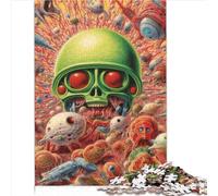 Puzzles artistiques pour Adultes 1000 pièces Martian_Menagerie_ Puzzle Puzzle en Bois Convient aux Adultes et aux Adolescents de 12 Ans et Plus et Le Puzzle (50x75cm)