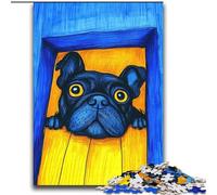 Puzzles artistiques pour Adultes Bouledogue français 2000 pièces, Jouets éducatifs, Jeux Anti-Stress, Cadeaux du Père Noël Secret pour Les Enfants de 14 Ans et Plus (70x100cm)