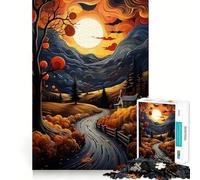 Puzzles artistiques sur Le thème de la Nature pour Adolescents, 1000 pièces, renforce la mémoire, soulage la Tension, Bords Lisses, Surprise de Noël (38x26cm)