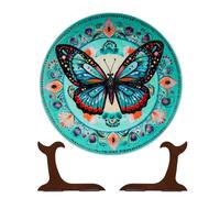 Puzzles Assiette Pour Adultes - Art Décoratif 3D avec Support de Présentation - Puzzles Pour | Pour La Maison Le Salon La Cuisine Le Bureau À Poser Sur Une Table À Accrocher Au Mur Pour Un Anniversair