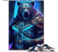 Puzzles Astral Bear Warriors pour Adultes 1000 pièces, Jeu Stimulant, Chaque pièce est Unique - Jeu Familial Stimulant (50x75cm)