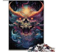 Puzzles Astral Demon pour Adultes 1000 Puzzles pour Adultes Activités Amusantes à la Maison, Cadeaux d'anniversaire, Cadeaux de Voyage Taille 26x38cm