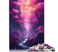Puzzles Aurora Galaxy Dreamscape 1000 pièces Puzzles en Bois Puzzles 1000 pièces Jouets éducatifs 1000 pièces (75 x 50 cm)