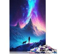 Puzzles Aventure avec Mon Chien 1000 pièces pour Adultes, Jouets éducatifs, Jeux en Famille, Cadeaux d'anniversaire (38 x 26 cm)