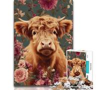 Puzzles Baby Yak pour Adolescents, Jeux stimulants, Chaque pièce est Unique - Jeu Familial Stimulant 38x26cm