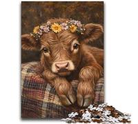 Puzzles Baby Yak pour Adultes 1000 pièces, Jouets éducatifs et Anti-Stress, adaptés à la décoration de Bureau (38x52cm)