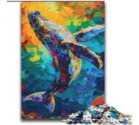 Puzzles Baleines à Bosse pour Adultes et Adolescents, pour Un Moment de détente à la Maison Chaque pièce est Unique - Jeu Familial Stimulant et Amusant (70x100cm)