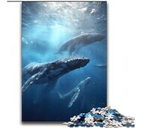 Puzzles Baleines au Fond Marin 2000 pièces pour Adolescents, Jeux éducatifs et décoration d'intérieur, à Offrir en Cadeau à Toute la Famille (70x100cm)