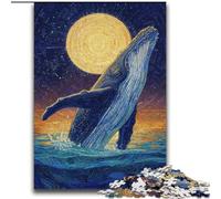 Puzzles Baleines mystérieuses pour Adolescents, Jeux éducatifs, décoration d'intérieur, Cadeau d'anniversaire, décoration Murale (70x100cm)