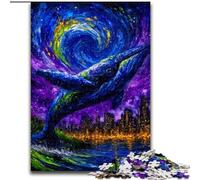 Puzzles Baleines mystérieuses pour Adolescents, Jouets éducatifs, Anti-Stress, Cadeaux d'anniversaire Uniques (26x38cm)