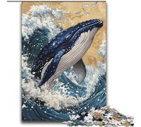 Puzzles Baleines mystérieuses pour Adultes : 2000 pièces, Jeux éducatifs, décoration d'intérieur, à Offrir en Cadeau à Toute la Famille (70x100cm)
