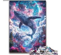 Puzzles Baleines spatiales 2000 pièces pour Adultes, Jeu Stimulant, Chaque pièce est Unique - Jeu Familial Stimulant 70x100cm