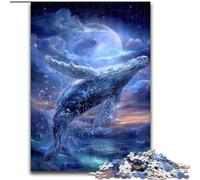 Puzzles Baleines spatiales pour Adolescents, 1000 pièces, à Assembler soi-même, à Offrir en Cadeau à Toute la Famille, de 14 à 18 Ans (50x75cm)