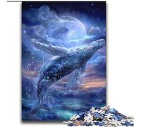 Puzzles Baleines spatiales pour Adolescents (2000 pièces), Jeux de détente pour renforcer l'amour Entre Couples (14 Ans et Plus) (70x100cm)