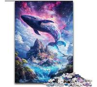 Puzzles Baleines spatiales pour Adultes et Adolescents, 1000 pièces, à partir de 14 Ans, décoration Murale, Cadeaux d'anniversaire et Cadeaux Uniques (50x75cm)