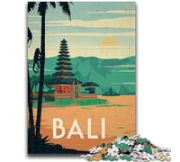 Puzzles Bali pour Adultes, 1000 pièces, Art intéressant, réduction du Stress, liste de souhaits avec Père Noël, pour Les 14 Ans, 1000 pièces (50x75cm)