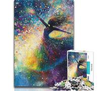 Puzzles Ballerine Fantastique pour Adolescents 1000 Pièces, Jeux Éducatifs Décoration Maison Offrez-Vous des Cadeaux pour Toute la Famille (75x50cm)