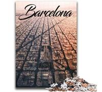 Puzzles Barcelone pour Adolescents 2000 pièces, Jouets addictifs et stimulants, Cadeaux d'anniversaire pour Les 14 Ans et Plus, 2000 pièces (70x100cm)