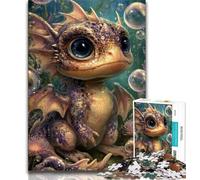 Puzzles Bébé Dragon 1000 pièces pour Adolescents, Jeux éducatifs, décoration d'intérieur, Cadeaux pour Toute la Famille (50x75cm)