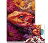 Puzzles bébé Dragon Fleur pour Adultes et Adolescents, Jeu éducatif Difficile à réaliser, Amusant et Humoristique pour Un Anniversaire (38x26cm)