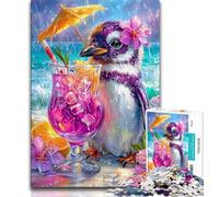 Puzzles Bébé Pingouin pour Adolescents, 1000 pièces, Jeux éducatifs, décoration d'intérieur, à Offrir en Cadeau à Toute la Famille (38x26cm)