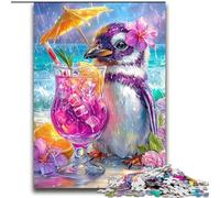 Puzzles Bébé Pingouin pour Adultes 2000 pièces, Jeux éducatifs et éducatifs pour Toute la Famille avec Affiche et fiche de Questions (70x100cm)