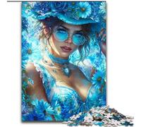 Puzzles Belle Femme 1000 pièces pour Adultes et Adolescents, Jeu Stimulant, Chaque pièce est Unique - Jeu Familial Stimulant (50x75cm)