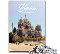 Puzzles Berlin 1000 pièces pour Adolescents, à partir de 14 Ans, décoration d'intérieur, Jeux de Famille, Cadeaux de Noël et d'anniversaire, 1000 pièces (50x75cm)