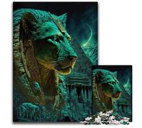 Puzzles Bêtes Mythiques 1000 Pièces pour Adultes Puzzles pour Adultes Décoration Parfaite pour la Maison ou Le Bureau, pour Noël 50x75cm/19,68x29,52 Pouces