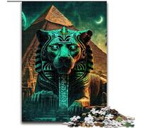 Puzzles Bêtes Mythiques pour Adolescents 1000 pièces, Art Intéressant, Réduction du Stress, Liste de Souhaits avec Père Noël pour Les 14 Ans (26x38cm)