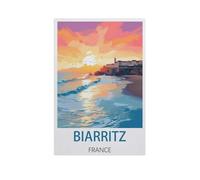 Puzzles,Biarritz, France,Adultes Puzzle en Papier, Décoration De La Maison Moderne pour Le Salon-1000 Pièces(50x70cm)-K69