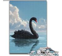 Puzzles Black Swan pour Adultes et Adolescents, 1000 pièces, Jeu éducatif et décompressant pour Anniversaire et Noël (26x38cm)