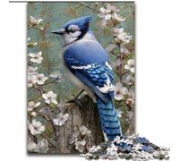 Puzzles Blue Bird pour Adultes 1000 pièces, Assemblage de Motifs Amusant à la Maison, Cadeau d'anniversaire, Cadeau de Voyage 50x75cm