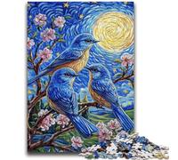 Puzzles Bluebird on The Tree pour Adultes 1000 pièces, Jeu éducatif, idéal comme Cadeau pour Toute la Famille (38x26cm)