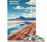 Puzzles Bonneville Horizons pour Adultes 500 pièces Puzzles pour Adolescents Cadeaux pour Adultes Adolescents Adolescent Homme Femme Cadeau 500 pièces (52x38cm)