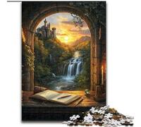 Puzzles Books by The Window 1000 pièces pour Adultes, Cadeaux, adaptés aux 14 Ans et Plus, décoration Murale, Cadeaux d'anniversaire et Cadeaux Uniques (26x38cm)