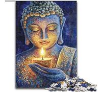 Puzzles Bouddha Art 1000 pièces pour Adolescents, Jeux éducatifs, décoration d'intérieur, Cadeau d'anniversaire, Art Mural (26x38cm)