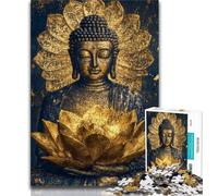 Puzzles Bouddha Art pour Adolescents 1000 pièces, Jouet éducatif intellectuel décompressant, Cadeau d'anniversaire, Cadeaux, Art Mural 38x26cm
